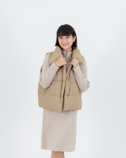 Alternative view of CO142 VESTO เสื้อโค้ทสไตล์เสื้อกั้ก มินิมอล