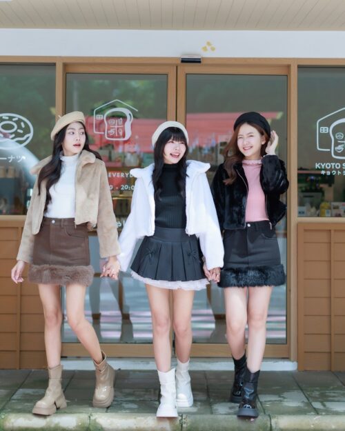 CO165 BUTTER BEAR FLEECE เสื้อกันหนาวขนฟลีซ ทรงแบบสั้น