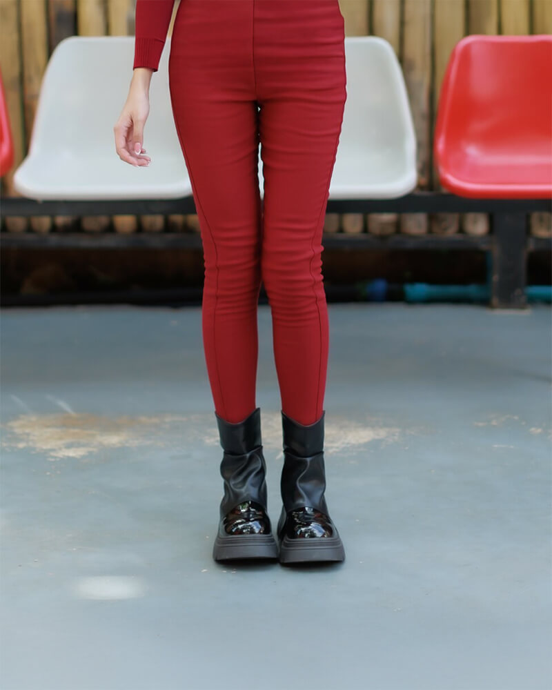 SH24 EMMA BOOTS รองเท้าบูทหนังแก้วลุยหิมะ กันน้ำ - Image 3