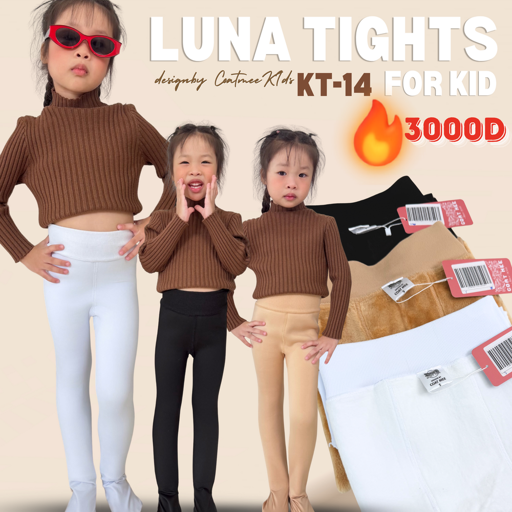 KT14 💖 ถุงน่องหนา 3000D -10° สำหรับเด็ก