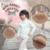 KS7 💖 MINI RABBIT SWEATER คอเต่าบุขน