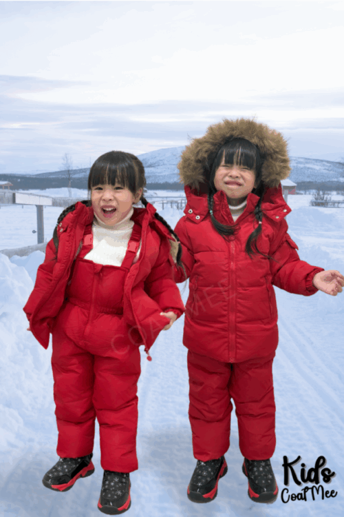 KC30 ชุดสกีสำหรับเด็กเสื้อ+กางเกงขนห่านแท้ -15° 💖 AVA SNOW SUIT