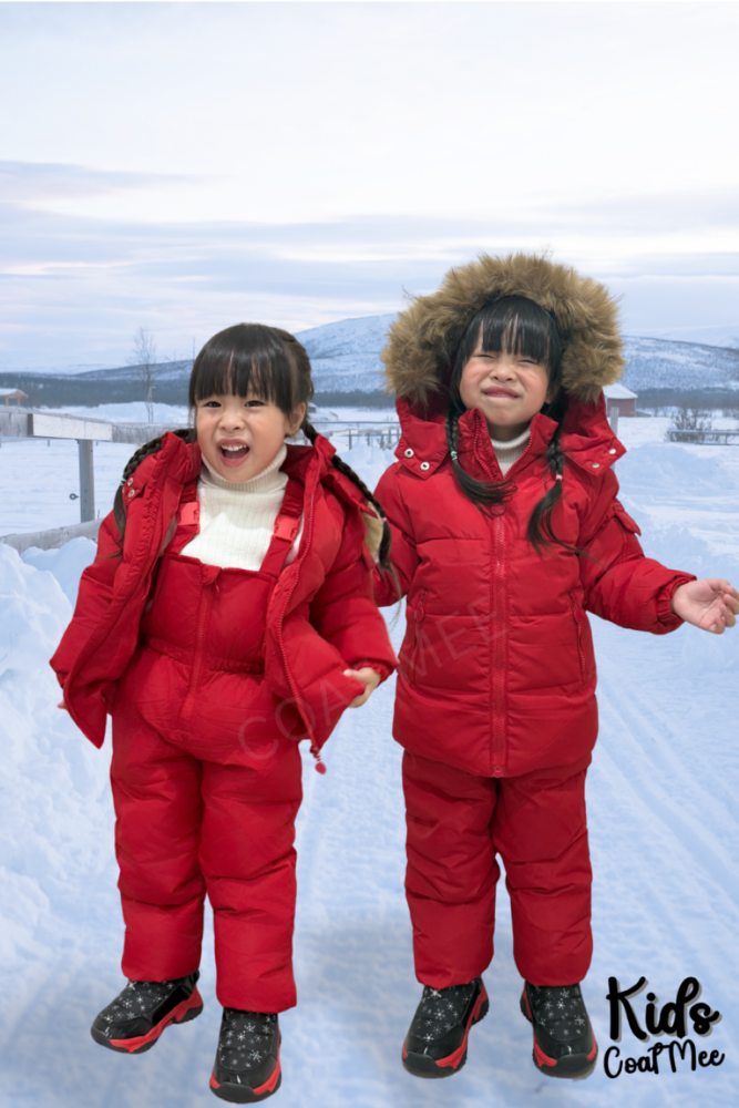KC30 ชุดสกีสำหรับเด็กเสื้อ+กางเกงขนห่านแท้ -15° 💖 AVA SNOW SUIT
