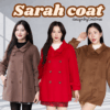 CO190 Sarah โค้ทวูลแบบสั้นแต่งกระดุมคอ