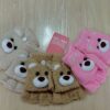 KG5 ถุงมือไหมพรมกันหนาวสำหรับเด็กปิด-เปิดนิ้วได้ ลายหมี