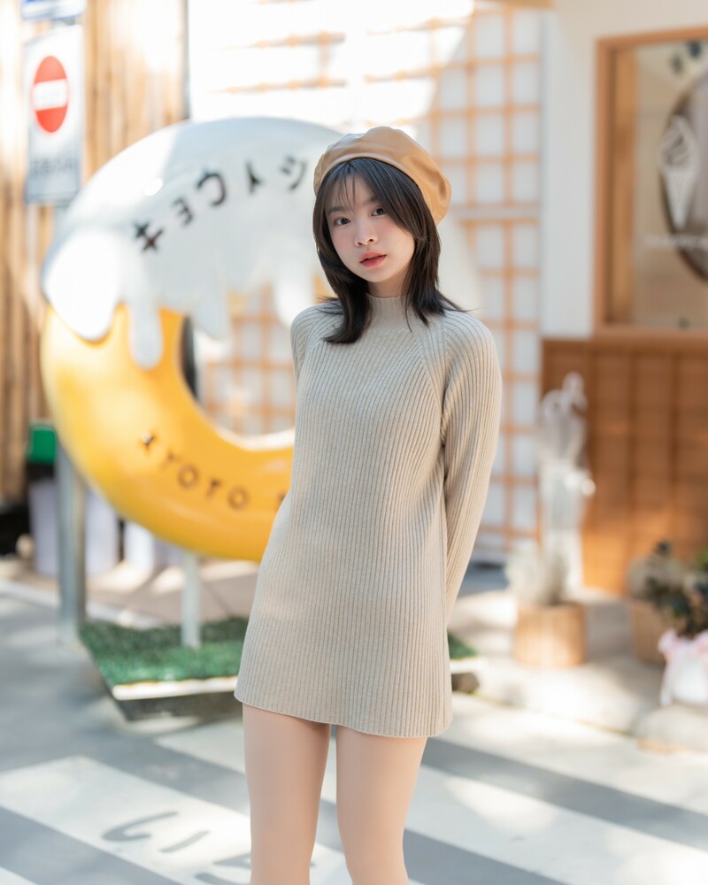 SW152 Flat Pattern Sweater สเวตเตอร์ไหมพรมทอลาย
