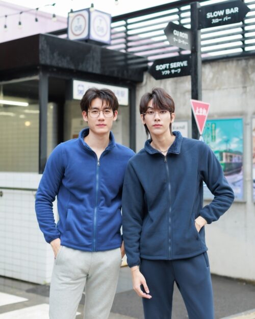 SW174 FUYU FLEECE เสื้อแจ็คเก็ตผ้าฟลีซขนแกะหนาสำหรับคุณผู้ชาย