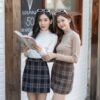 SK98 TARTAN SKIRT กระโปรงผ้าวูลลายสก็อต