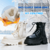SH23 FLUFFY SNOW BOOT รองเท้าบู้ทผูกเชือกหนังกันหนาว