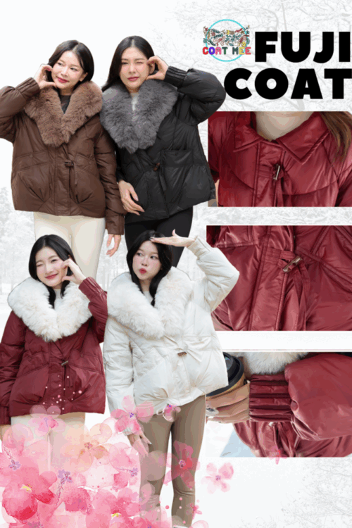 CO202 FUJI COAT โค้ทดาวน์ กันหนาว -10 แต่งเฟอร์ปกคอ