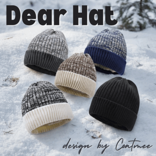 HA23 Dear Hat หมวกไหมพรมบุขน