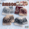 HSG5 เซ็ตหมวก+ผ้าพันคอ รุ่น RIBBON CUTE SET
