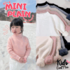 KS8 💖 MINI PLAIN WARM SWEATER คอปีนบุขน