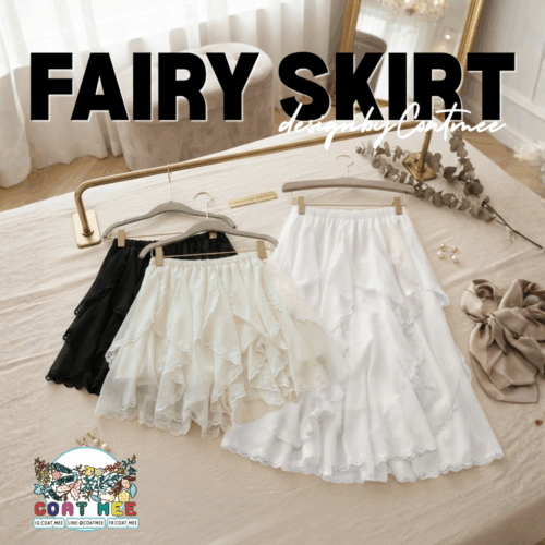 SK191 Fairy Skirt กระโปรงผ้าชีฟอง