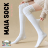 SO13 maia sock ถุงเท้ายาวเหนือเข่าสไตล์เกาหลี