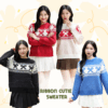 SW208 RIBBON CUTIE SWEATER สเวตเตอร์ผสมขนวูล