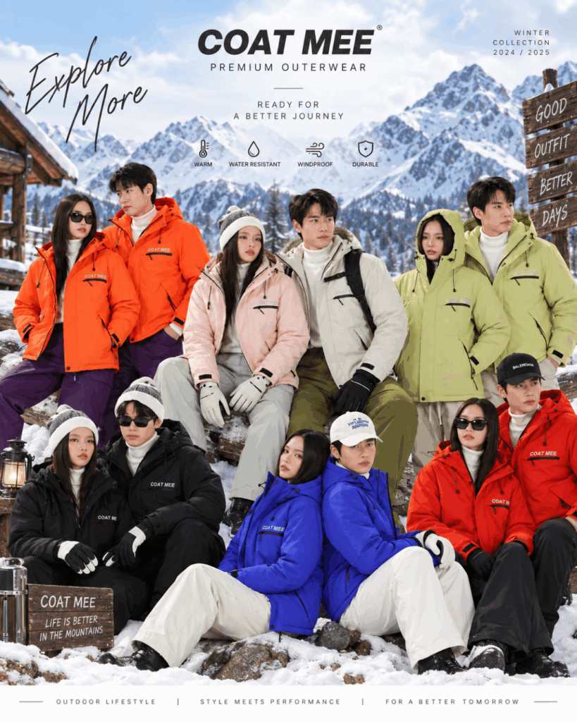 CO208 เสื้อกันหนาว COAT MEE คอลเลกชันเมืองหนาว
